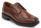 SR Max Manhattan Men's Brown Slip Resistant Dress Shoe
