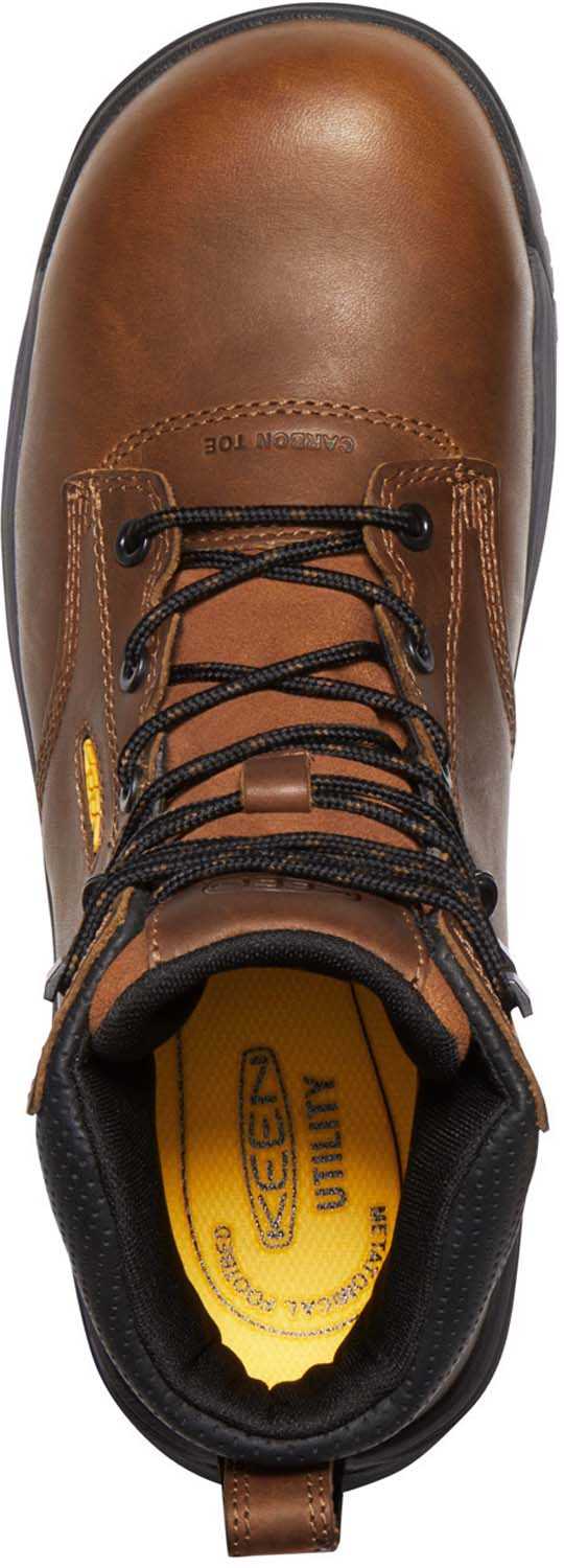 alternate view #4 of: KEEN Utility KN1024182 Chicago, Tobacco/Black, Men's, Comp Toe, EH, WP, 6 Inch Boot
