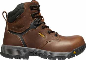 KEEN Utility KN1024195 Chicago, Women's, Brown, Comp Toe, EH, WP, 6 Inch Boot