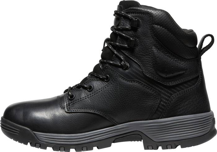 alternate view #3 of: KEEN Utility KN1028317 Chicago, Men's, Black/Forged Iron, Soft Toe, EH, WP, 6 Inch, Work Boot