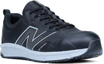 Zapato de trabajo, deportivo bajo, antideslizante, EH, con puntera de aleaciÝn, negro/gris, para hombre, New Balance NBMIBEVOLBG Evolve