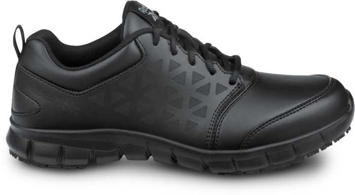 view #1 of: Zapato de trabajo con puntera blanda, antideslizante MaxTRAX, estilo atlético, negro, de mujer, Reebok Work SRB035 Sublite Cushion Work