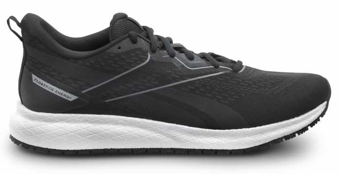 Reebok Work SRB3311 Floatride Energy, Men's, Black/White, Athletic Style Slip Resistant Soft Toe Work Shoe