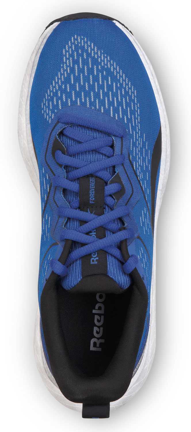 alternate view #4 of: Zapato de trabajo, con puntera blanda, antideslizante MaxTRAX, estilo atlético, azul/blanco, de mujer, Reebok Work SRB335 Floatride Energy