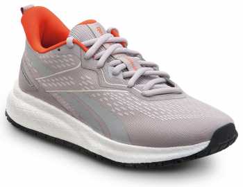 Reebok Work SRB336 Floatride Energy, Women's, Grey/Peach, Athletic Style, MaxTRAX Slip Resistant, Soft Toe Work Shoe