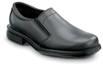 mens black slip resistant dress shoes