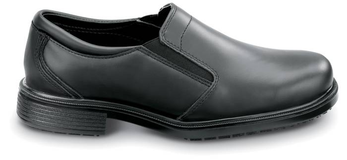 alternate view #2 of: Zapato de trabajo con puntera blanda antideslizante MaxTRAX, estilo de vestir con elßsticos laterales, negro, Ontario, de hombre Rockport Works SRK6595