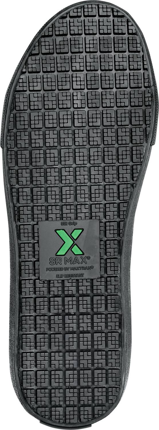alternate view #5 of: SR Max SRM1650 L.A., Men's, Black, High Top Athletic Style, MaxTRAX Slip Resistant, Soft Toe Work Shoe