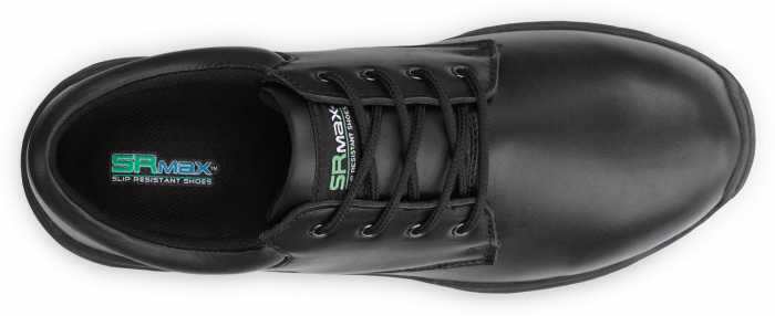 alternate view #4 of: SR Max SRM190 Brockton, Women's, Black, Oxford Style Slip Resistant Soft Toe Work Shoe