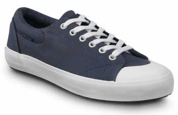 Zapato de trabajo con puntera blanda antideslizante estilo para patinaje, azul marino/blanco, de mujer SR Max SRM198 Barcelona