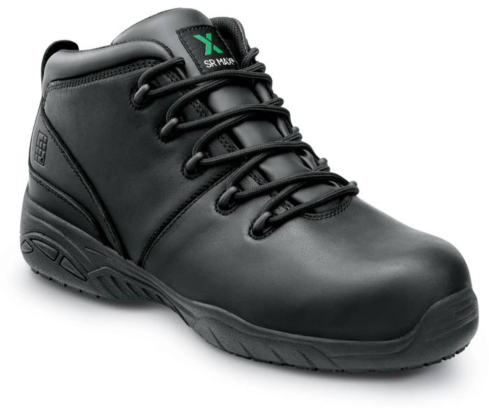 view #1 of: Zapato de trabajo, antideslizante MaxTRAX, impermeable, EH, con puntera de material compuesto, estilo senderismo, negro, de mujer, SR Max SRM285 Sitka