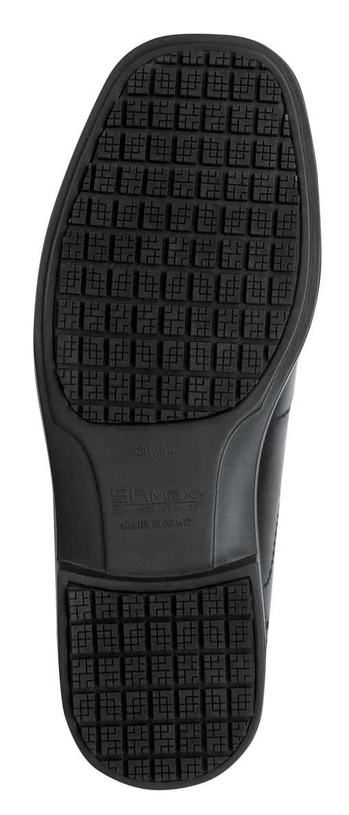 SR Max SRM3080 Brooklyn, Men's, Black, Twin Gore Dress Style Soft Toe Slip Resistant Work Shoe
