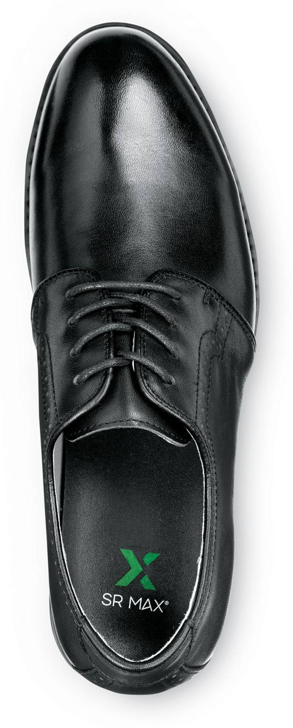 alternate view #4 of: SR Max SRM3300 Beaufort, Men's, Black, Dress Style, MaxTRAX Slip Resistant, Soft Toe Work Shoe