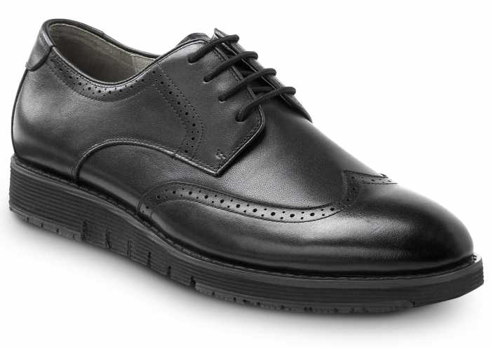 view #1 of: Zapato de trabajo con puntera blanda, antideslizante MaxTRAX, estilo de vestir punta de ala, negro, de hombre, SR Max SRM3390 Durham