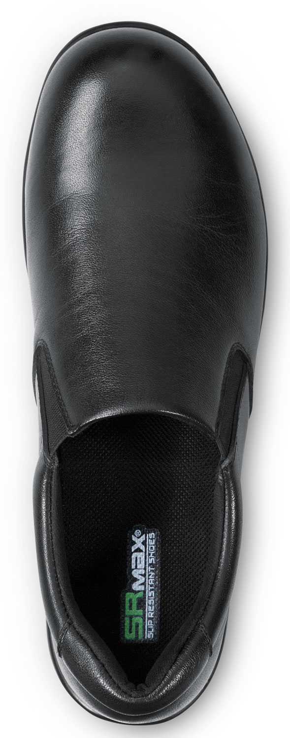 alternate view #4 of: Zapato de trabajo antideslizante MaxTRAX, EH, con puntera de aleaciÝn, estilo Oxford, pancha casual negra, de mujer, SR Max SRM415 Albany