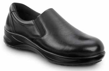 Zapato de trabajo antideslizante MaxTRAX, EH, con puntera de aleaciÝn, estilo Oxford, pancha casual negra, de mujer, SR Max SRM415 Albany