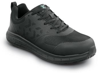 SR Max SRM4250 Dillon, Men's, Black, Athletic Style, MaxTRAX Slip Resistant, Steel Toe Work Shoe