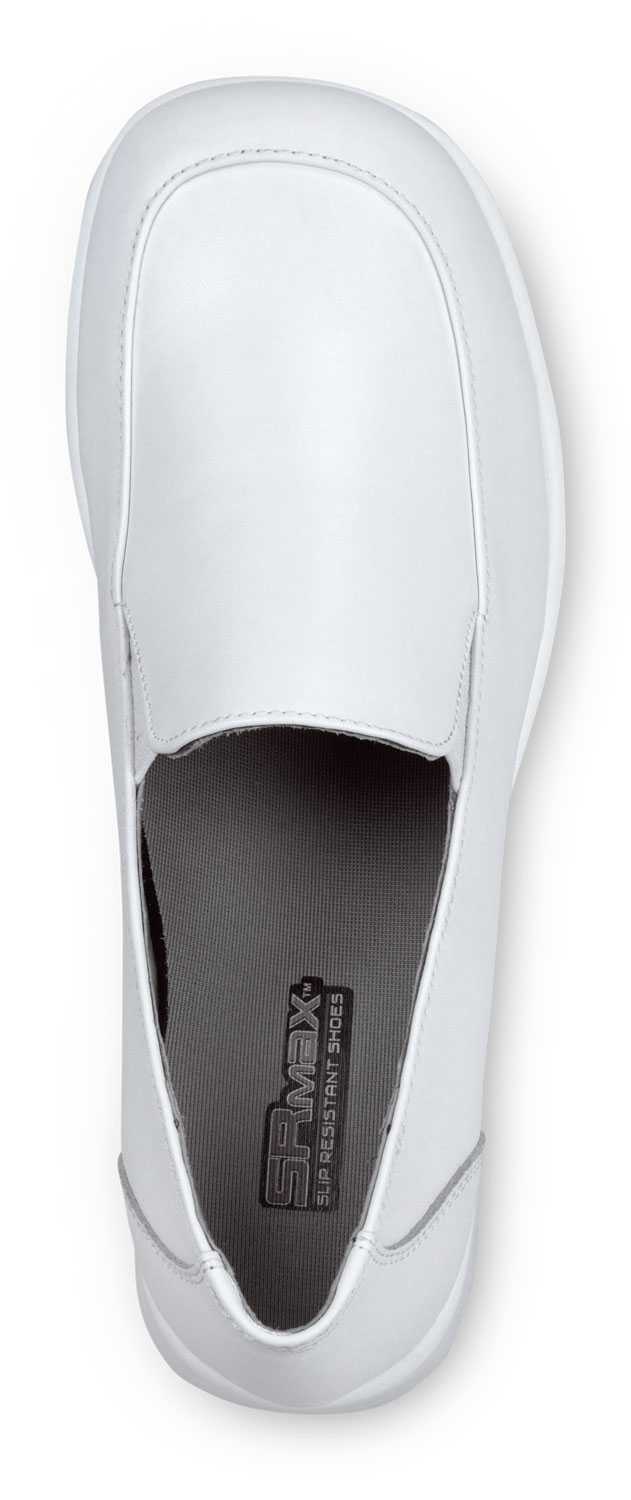 alternate view #4 of: SR Max SRM534 Venice, Women's, White, Twin Gore Dress Style Soft Toe Slip Resistant Work Shoe