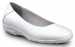 view #1 of: Zapato de trabajo con puntera blanda, antideslizante MaxTRAX, estilo de vestir plano, blanco, de mujer, SR Max SRM544 Asheville
