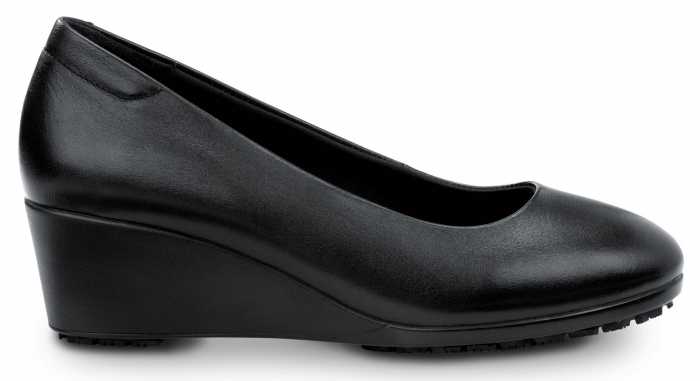 alternate view #2 of: Zapato de trabajo con puntera blanda, antideslizante MaxTRAX, estilo de vestir con cu±a alta, negro, de mujer, SR Max SRM555 Orlando