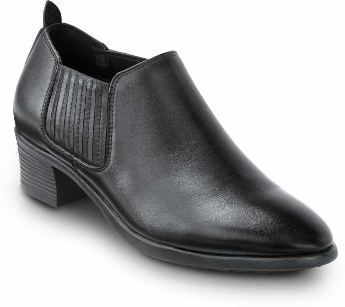 view #1 of: Zapato de trabajo con puntera blanda, antideslizante MaxTRAX, estilo de bota Demi, negro, SR Max SRM565 Galena