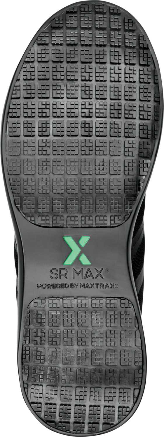 alternate view #5 of: SR Max SRM655 Aiken, Women's, Black, Athletic Style, MaxTRAX Slip Resistant, Soft Toe Work Shoe