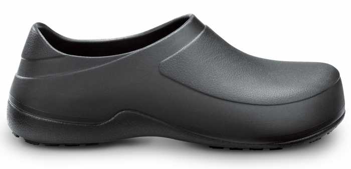 alternate view #2 of: Zapato de trabajo con puntera blanda, antideslizante MaxTRAX, impermeable, estilo zueco de EVA, negro, de mujer, SR Max SRM770 Manteo