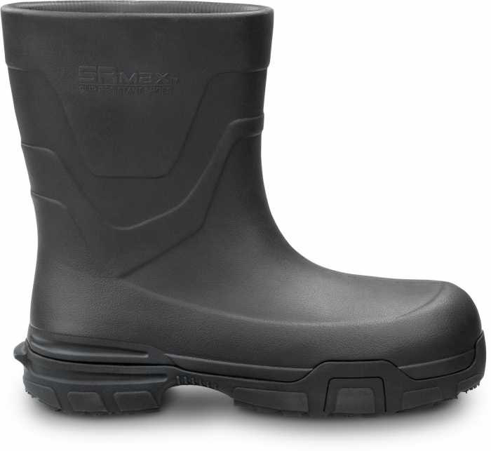 alternate view #2 of: SR Max SRM8450 Everett, Unisex, Black, Pull On Style, MaxTRAX Slip Resistant, Soft Toe Work Boot