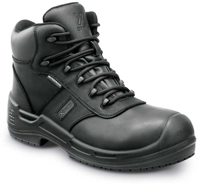 view #1 of: SR Max SRM9150 Lewiston, Men's, Black, 6 Inch, Comp Toe, EH, Waterproof, MaxTRAX Slip Resistant, Work Boot