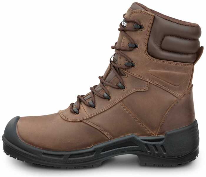SR Max SRM9960 Logan, Men's, Brown, Comp Toe, EH, Waterproof, Insulated, Slip Resistant 8 Inch Work Boot