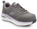 view #1 of: SKECHERS Work Arch Fit SSK108098GYPR Reagan, Women's, Grey/Purple, Athletic Style, Alloy Toe, EH, MaxTRAX Slip Resistant, Work Shoe