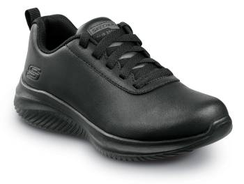 Zapato de trabajo, Oxford, antideslizante, MaxTRAX, EH, con puntera blanda, negro, para mujer, SKECHERS Work SSK108215BLK Cheryl
