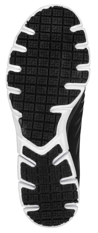 alternate view #5 of: SKECHERS Work SSK405BKW Stacey, Women's, Black/White, Athletic Style, MaxTRAX Slip Resistant, Soft Toe Work Shoe