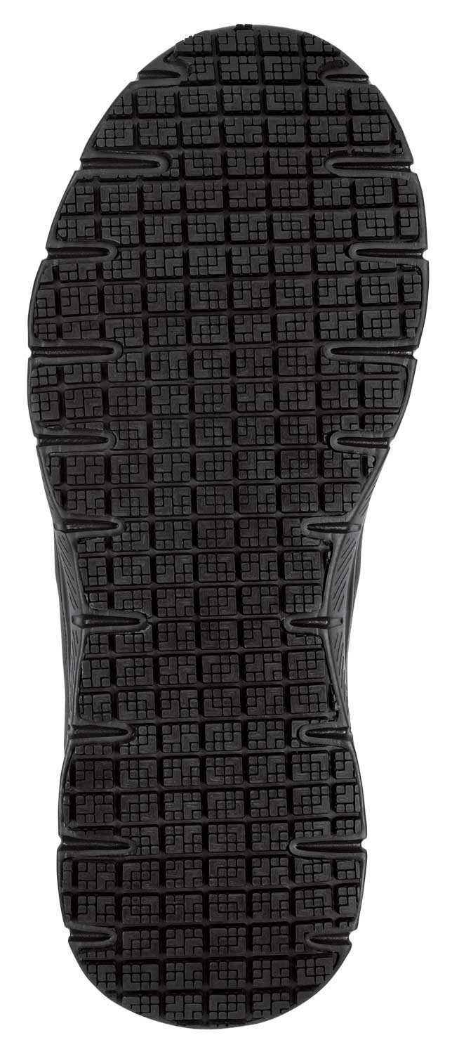 SKECHERS Work SSK8175BLK Ella Women's Black, Soft Toe, MaxTRAX Slip Resistant, Slip-on Athletic