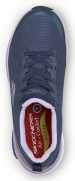 alternate view #4 of: SKECHERS Work Arch Fit SSK8435NVY Serena, Women's, Navy, Slip On Athletic Style, MaxTRAX Slip Resistant, Soft Toe Work Shoe