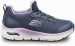alternate view #2 of: SKECHERS Work Arch Fit SSK8436NVY Leslie, Women's, Navy, Slip On Athletic Style, Alloy Toe, MaxTRAX Slip Resistant, Work Shoe