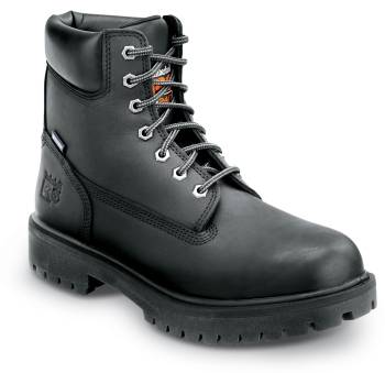 Timberland PRO STMA1W52 6IN Direct Attach Men's, Black, Steel Toe, EH, MaxTRAX Slip Resistant, WP Boot