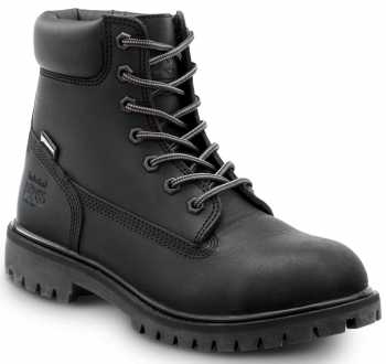Timberland PRO STMA1X8E 6IN Direct Attach Women's, Black, Soft Toe, EH, MaxTRAX Slip Resistant, WP/Insulated Boot