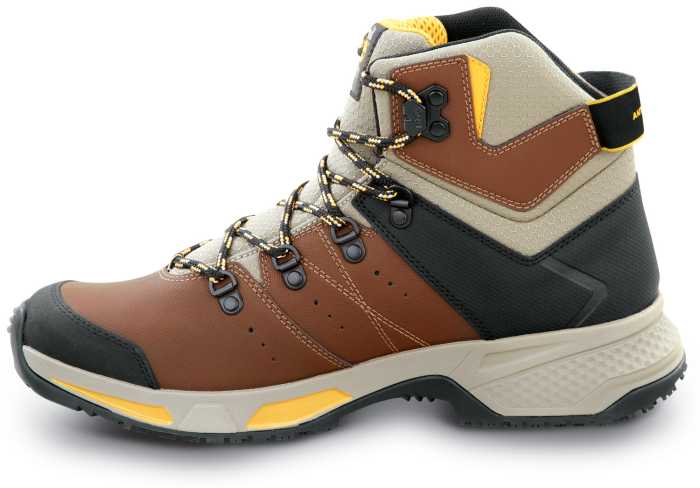 alternate view #3 of: Timberland PRO STMA44HY Switchback, Men's, Brown/Golden Yellow, Soft Toe, EH, WP, MaxTRAX Slip-Resistant Work Hiker