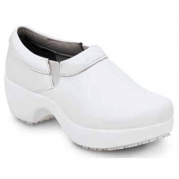 SR Max SRM134 Geneva Women's White Slip Resistant Clog