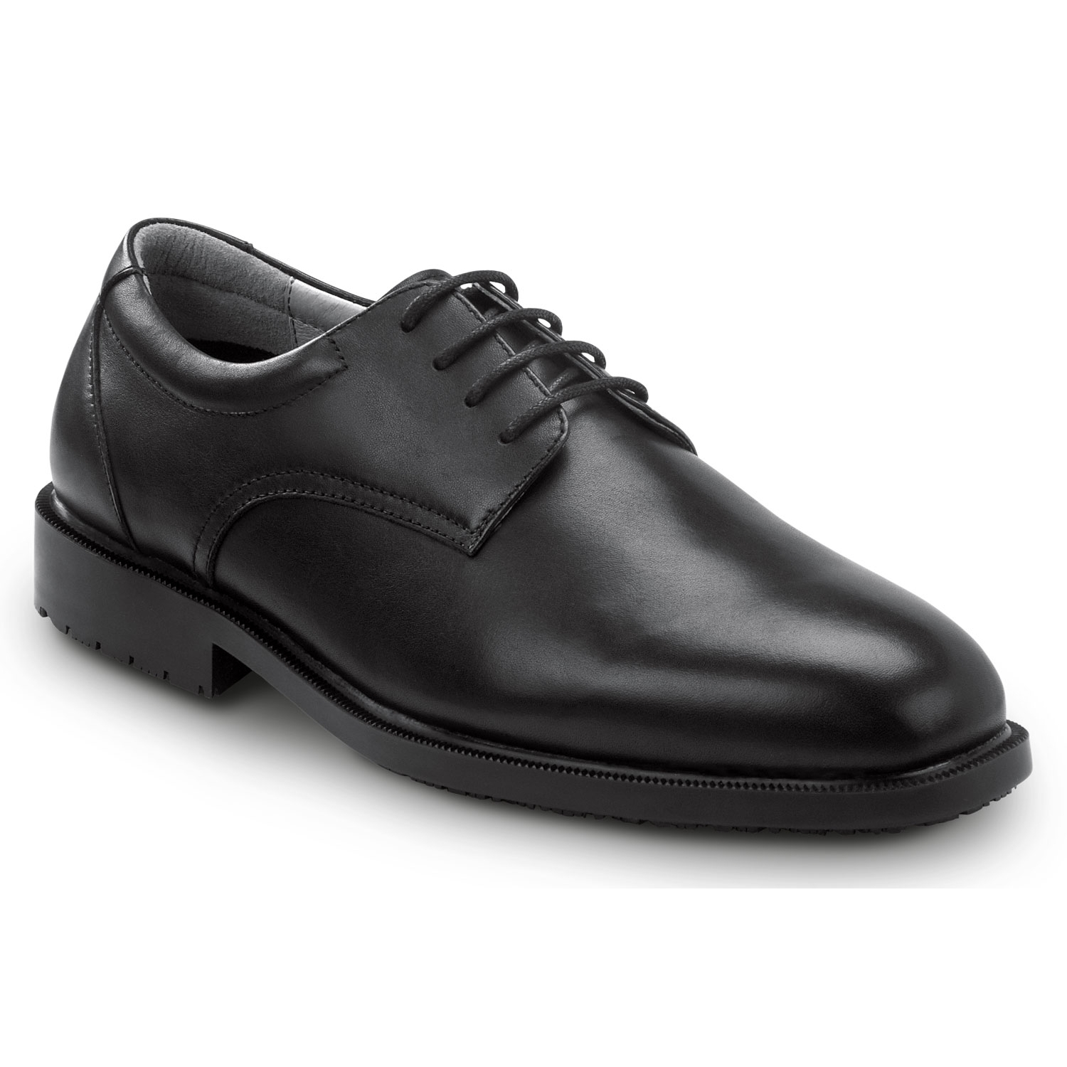 13.0 M, Black SR Max Mens Arlington Slip Resistant Dress Shoe